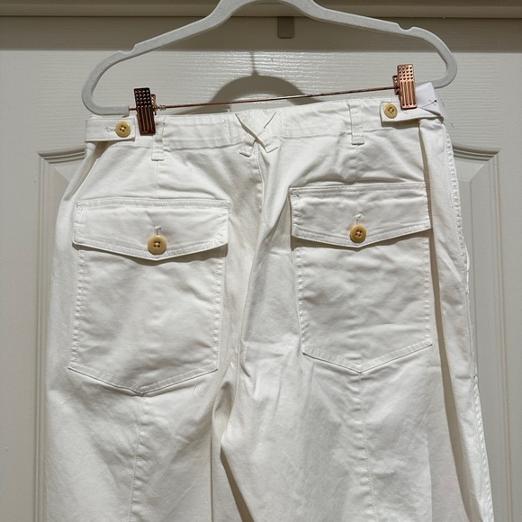 Alex Mill Nellie Straight Leg Pant, Chino White - 10 - Picture 8 of 8